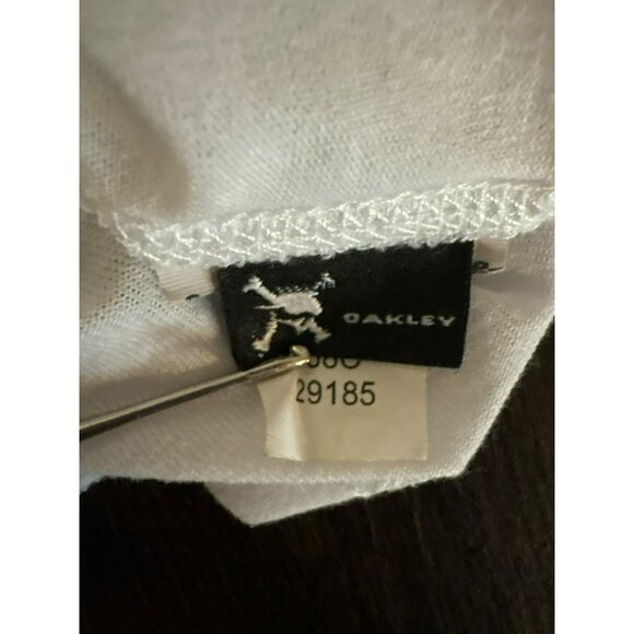 Oakley Men's Tailored Fit Blue/Gray/White Colorblock Polo Shirt Size XL - Picture 4 of 6